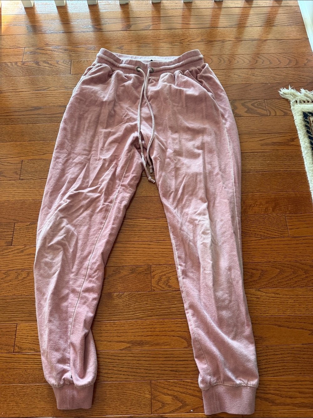 Velvet Heart Dusty Rose Elastic Waist Sweatpants